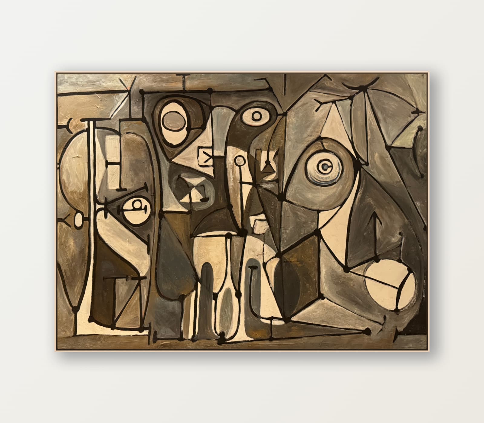 Foo · oil + pastel on canvas